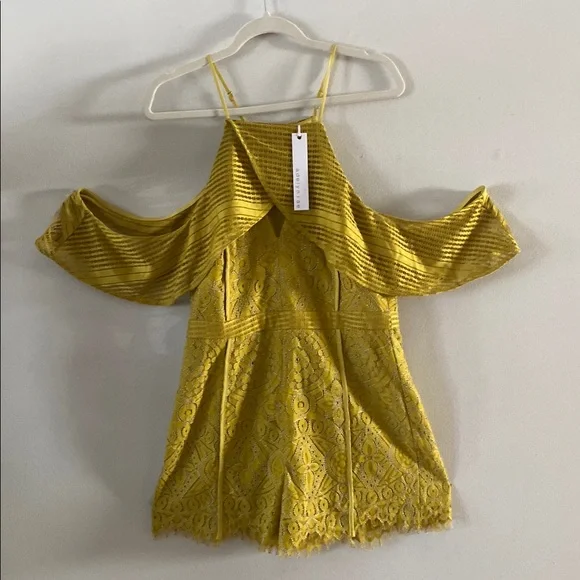 Anthropologie A Devyn Rae EMBROIDERED ROMPER size L - Picture 6 of 16